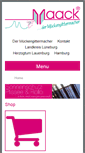 Mobile Screenshot of mueckengittermacher.de